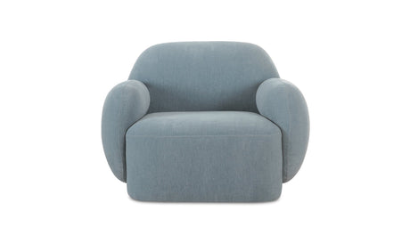 Hazel Lounge Chair Light Blue by Moe's Home at Eve Furniture