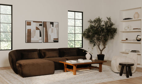 Hazel Lounge Chair Off White by Moe's Home at Eve Furniture