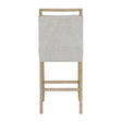 Hazel Neutral Counter Height Chair, Set of 2 by Crown Mark at Eve Furniture