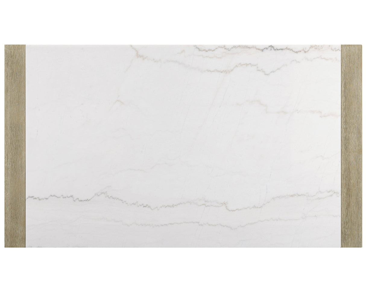 Hazel Neutral Genuine Marble Top Counter Height Table by Crown Mark at Eve Furniture