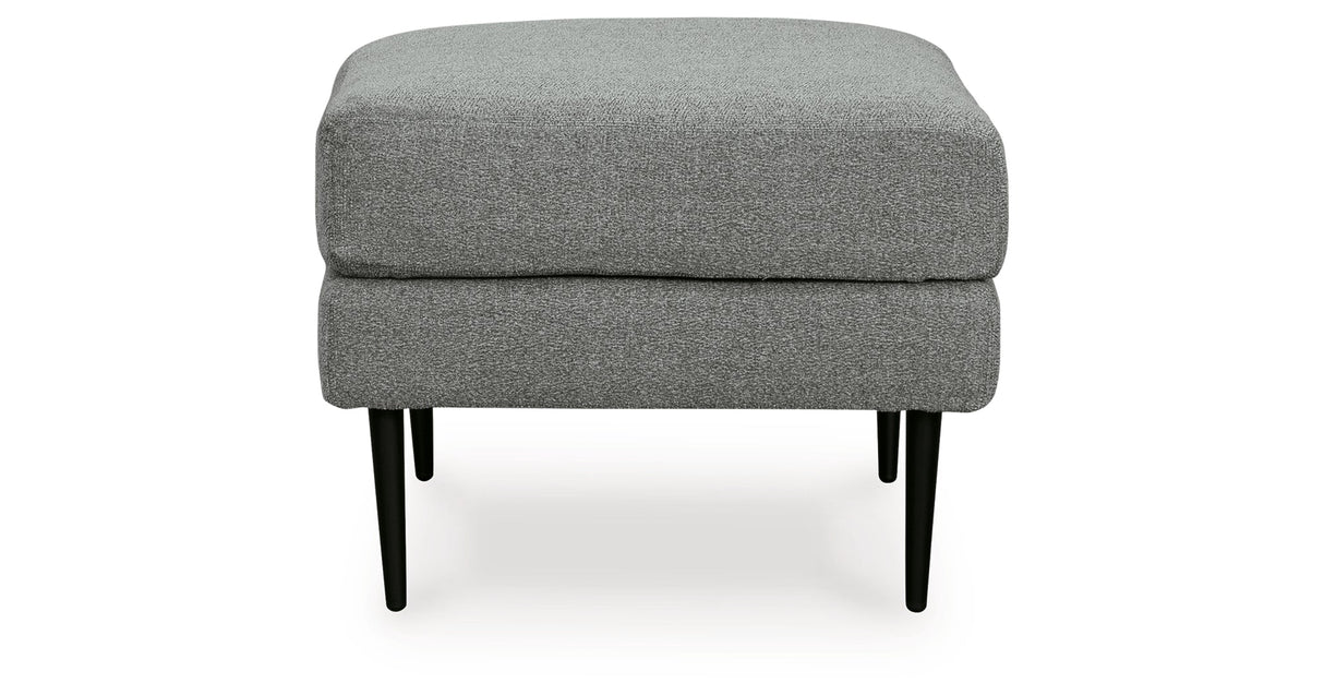 Hazela Charcoal Chair and Ottoman