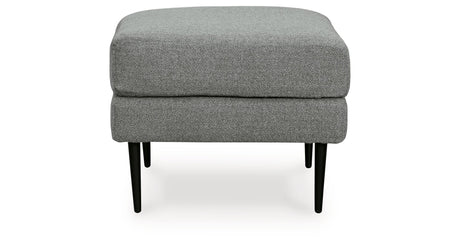 Hazela Charcoal Chair and Ottoman by Ashley at Eve Furniture