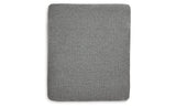 Hazela Charcoal Chair and Ottoman