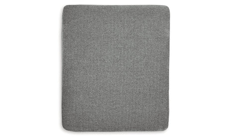 Hazela Charcoal Chair and Ottoman by Ashley at Eve Furniture