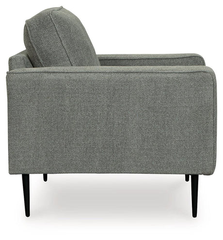 Hazela Charcoal Chair by Ashley at Eve Furniture