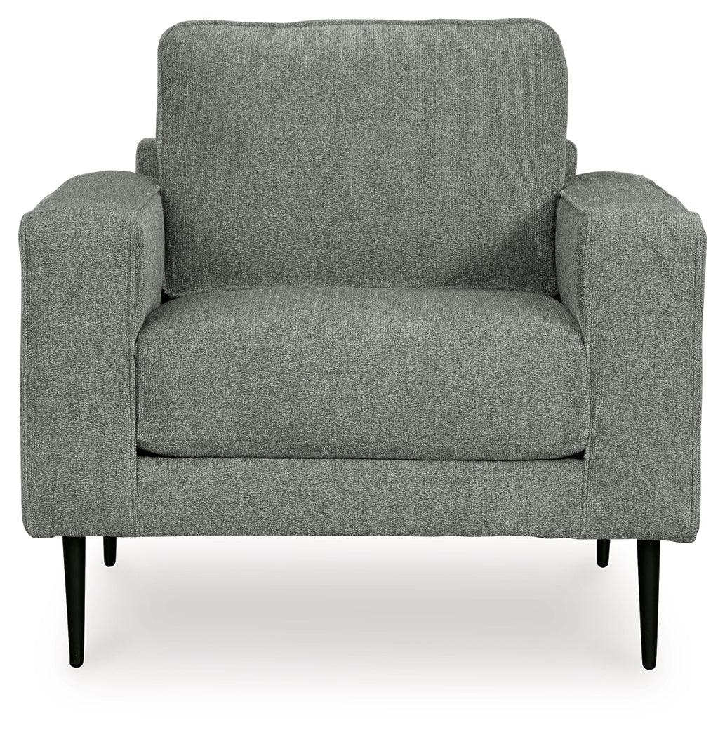 Hazela Charcoal Chair by Ashley at Eve Furniture
