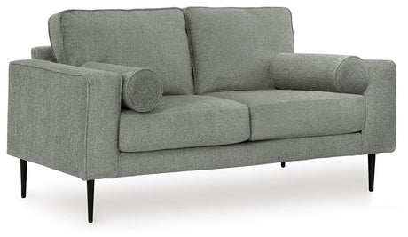 Hazela Charcoal Loveseat by Ashley at Eve Furniture