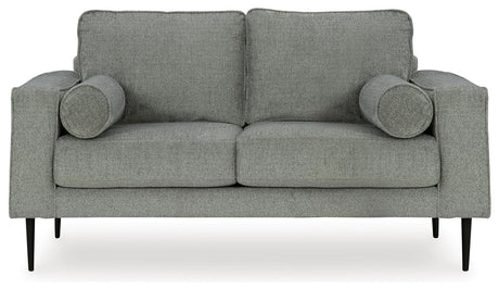 Hazela Charcoal Loveseat by Ashley at Eve Furniture