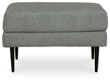 Hazela Charcoal Ottoman