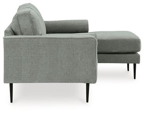 Hazela Charcoal Reversible Sofa Chaise by Ashley at Eve Furniture
