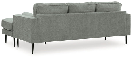 Hazela Charcoal Reversible Sofa Chaise by Ashley at Eve Furniture