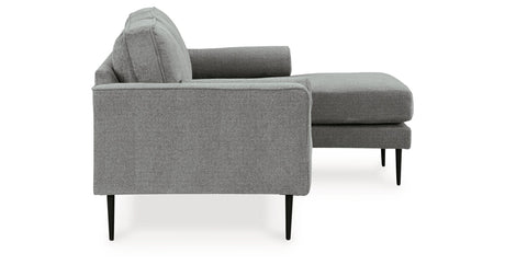 Hazela Charcoal Reversible Sofa Chaise by Ashley at Eve Furniture