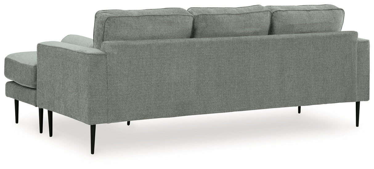 Hazela Charcoal Reversible Sofa Chaise