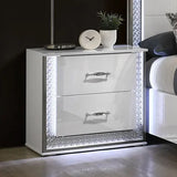Hazeline White 5-Piece Queen Bedroom Set (2NS) by Furniture of America at Eve Furniture