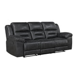 Hazen Black Reclining Living Room Set by Homelegance at Eve Furniture