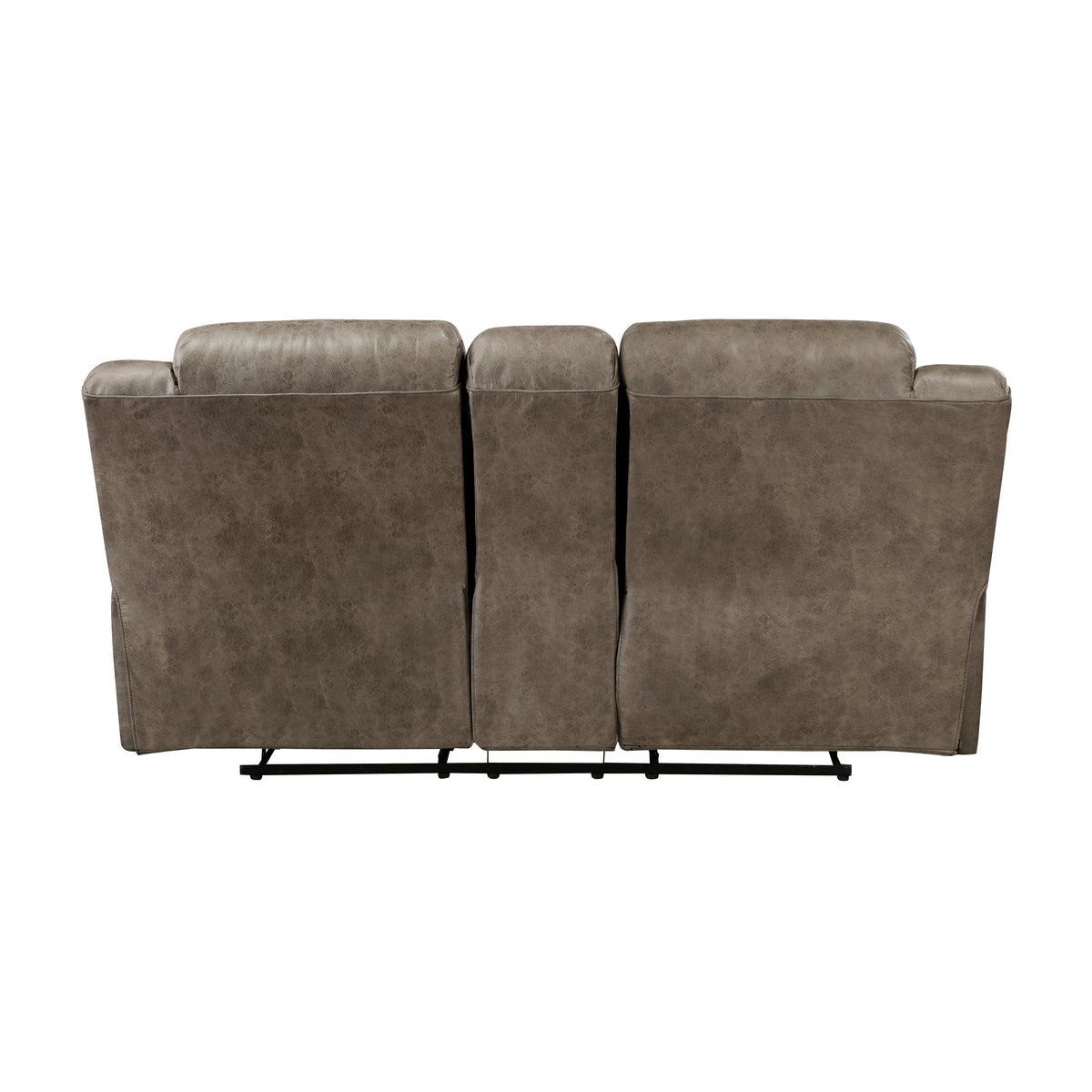 Hazen Brown 2-Piece Double Reclining Set by Homelegance at Eve Furniture