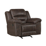 Hazen Dark Brown Reclining Living Room Set by Homelegance at Eve Furniture