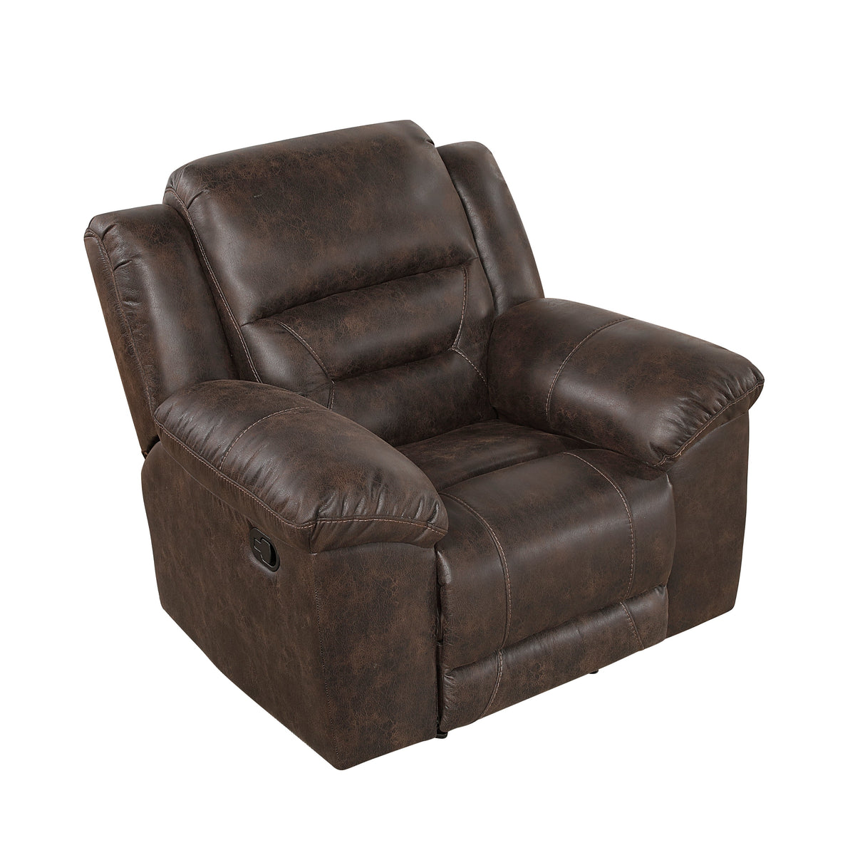 Hazen Dark Brown Reclining Living Room Set by Homelegance at Eve Furniture