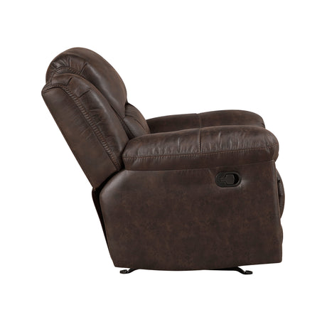 Hazen Dark Brown Reclining Living Room Set by Homelegance at Eve Furniture
