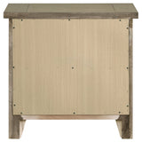 Hazlewood Vineyard Oak 2-drawer Nightstand Bedside Table by Coaster at Eve Furniture