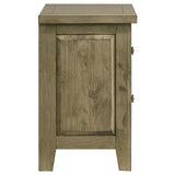 Hazlewood Vineyard Oak 2-drawer Nightstand Bedside Table by Coaster at Eve Furniture