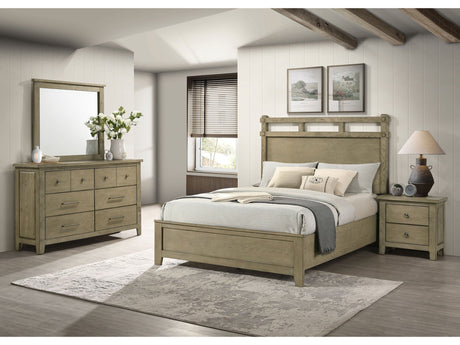 Hazlewood Vineyard Oak 4-piece Eastern King Bedroom Set by Coaster at Eve Furniture