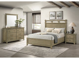 Hazlewood Vineyard Oak 4-piece Queen Bedroom Set by Coaster at Eve Furniture