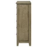 Hazlewood Vineyard Oak 5-drawer Bedroom Chest of Drawers by Coaster at Eve Furniture
