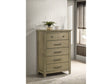 Hazlewood Vineyard Oak 5-drawer Bedroom Chest of Drawers by Coaster at Eve Furniture