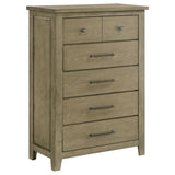 Hazlewood Vineyard Oak 5-piece Eastern King Storage Bedroom Set by Coaster at Eve Furniture