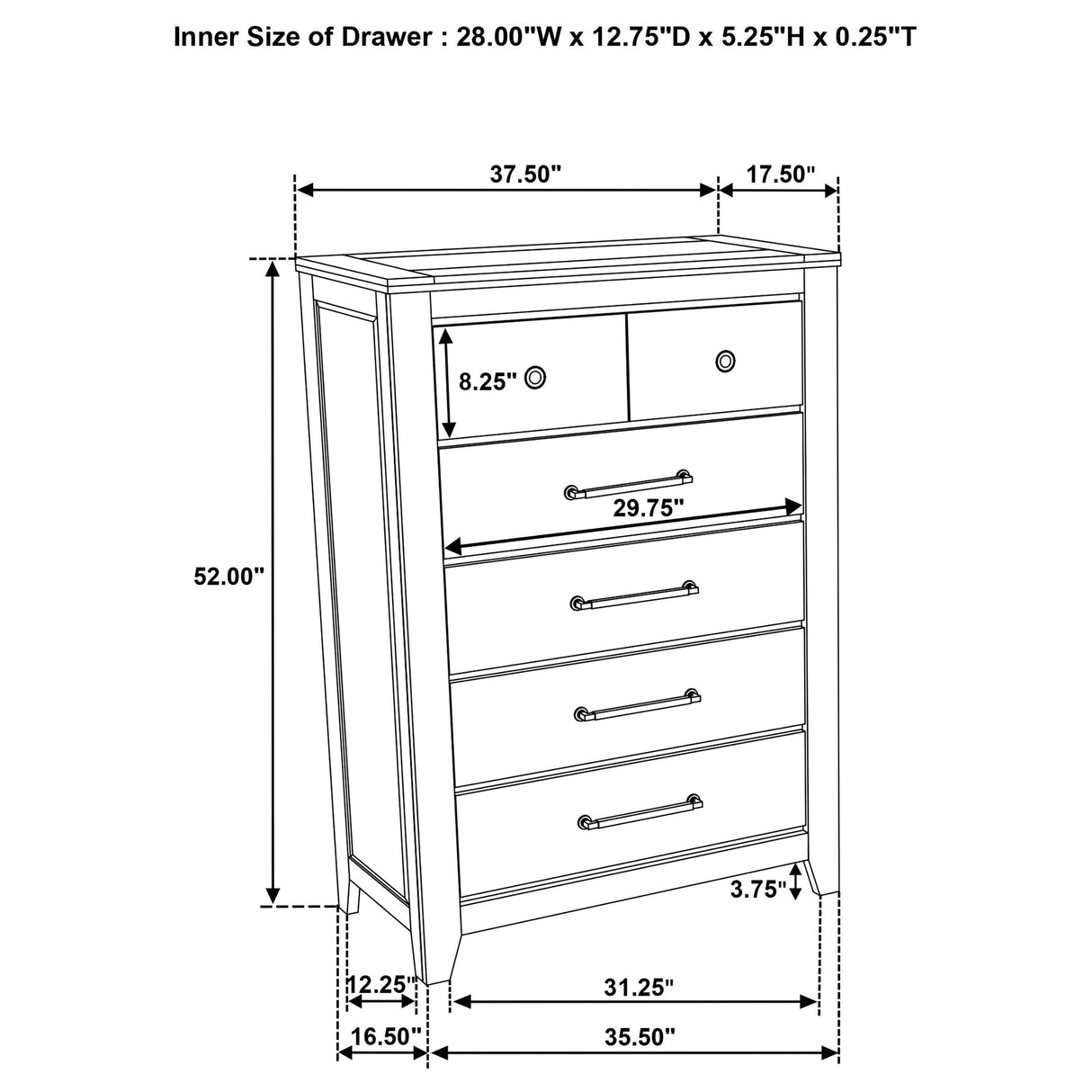 Hazlewood Vineyard Oak 5-piece Eastern King Storage Bedroom Set by Coaster at Eve Furniture