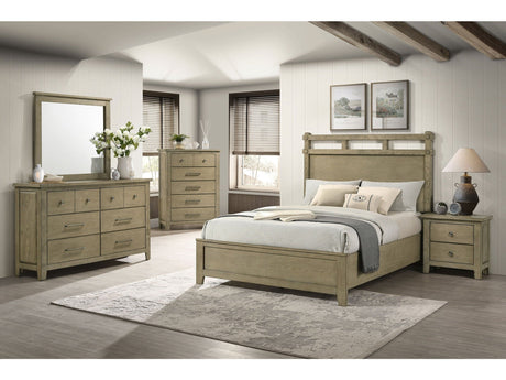 Hazlewood Vineyard Oak 5-Piece Queen Bedroom Set by Coaster at Eve Furniture