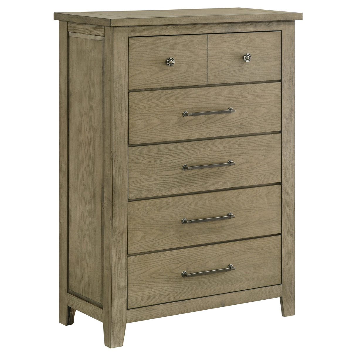 Hazlewood Vineyard Oak 5-Piece Queen Storage Bedroom Set by Coaster at Eve Furniture