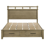 Hazlewood Vineyard Oak 59-inch Eastern King Storage Bed by Coaster at Eve Furniture