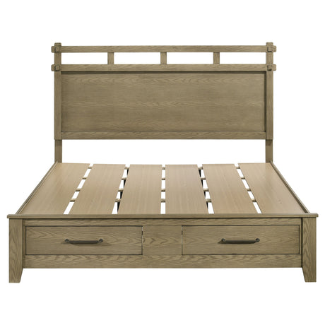Hazlewood Vineyard Oak 59-inch Eastern King Storage Bed by Coaster at Eve Furniture