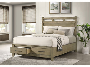 Hazlewood Vineyard Oak 59-inch Eastern King Storage Bed by Coaster at Eve Furniture