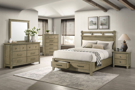Hazlewood Vineyard Oak 6-drawer Bedroom Dresser Cabinet by Coaster at Eve Furniture
