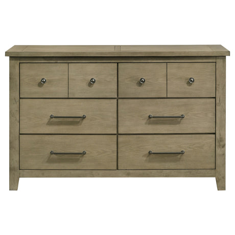 Hazlewood Vineyard Oak 6-drawer Bedroom Dresser Cabinet by Coaster at Eve Furniture