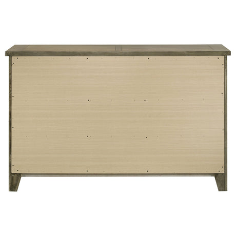 Hazlewood Vineyard Oak 6-drawer Bedroom Dresser Cabinet by Coaster at Eve Furniture