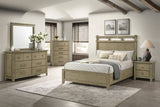 Hazlewood Vineyard Oak 61-inch Eastern King Panel Bed by Coaster at Eve Furniture