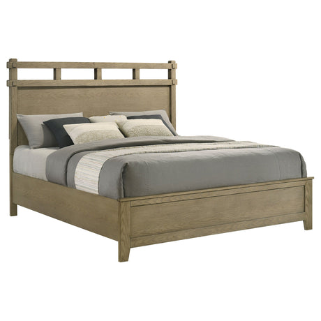 Hazlewood Vineyard Oak 61-inch Eastern King Panel Bed by Coaster at Eve Furniture