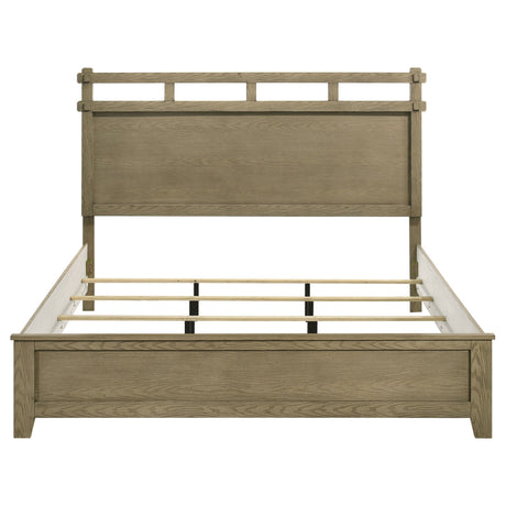 Hazlewood Vineyard Oak 61-inch Eastern King Panel Bed by Coaster at Eve Furniture