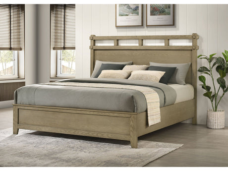 Hazlewood Vineyard Oak 61-inch Eastern King Panel Bed by Coaster at Eve Furniture