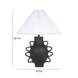 Hazza Pleated Table Lamp by TOV Furniture at Eve Furniture