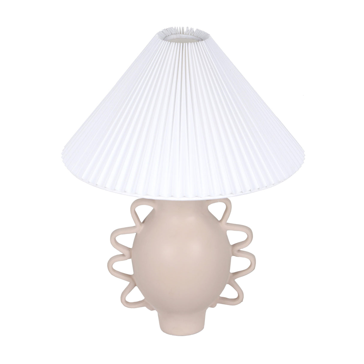 Hazza Pleated Table Lamp by TOV Furniture at Eve Furniture