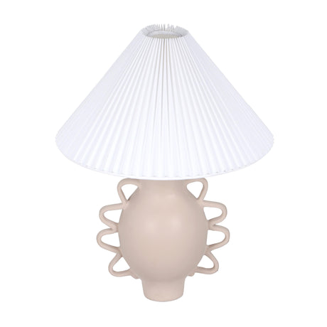 Hazza Pleated Table Lamp by TOV Furniture at Eve Furniture