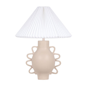 Hazza Pleated Table Lamp by TOV Furniture at Eve Furniture
