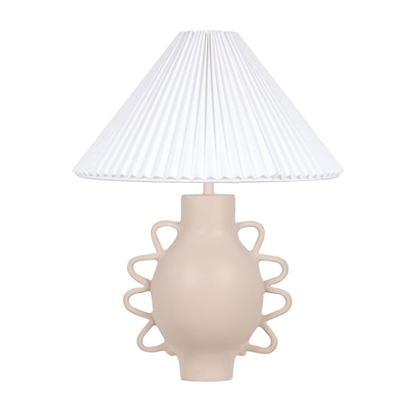 Hazza Pleated Table Lamp by TOV Furniture at Eve Furniture