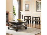 HD-1208 Black Enamel 3-Piece Coffee Table Set by Homey Design at Eve Furniture