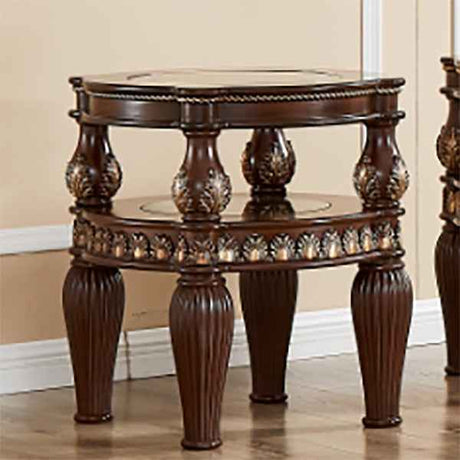 HD-1521 Mohagany 3-Piece Coffee Table Set by Homey Design at Eve Furniture